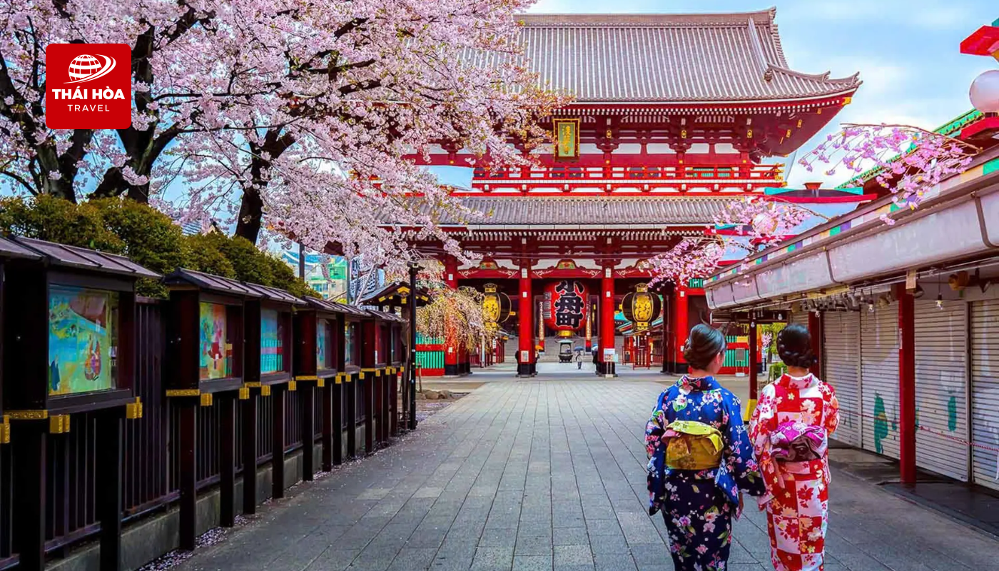 Chùa Asakusa Kannon - Ngôi chùa linh thiêng nhất Tokyo