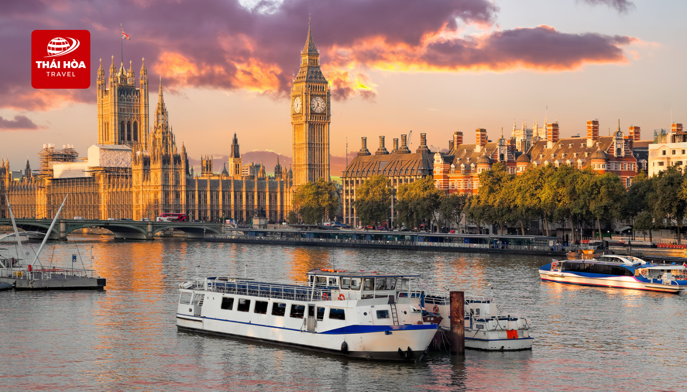 Du thuyền Sông Thames