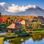 Làng cổ Oshino Hakkai dưới chân núi Phú Sĩ