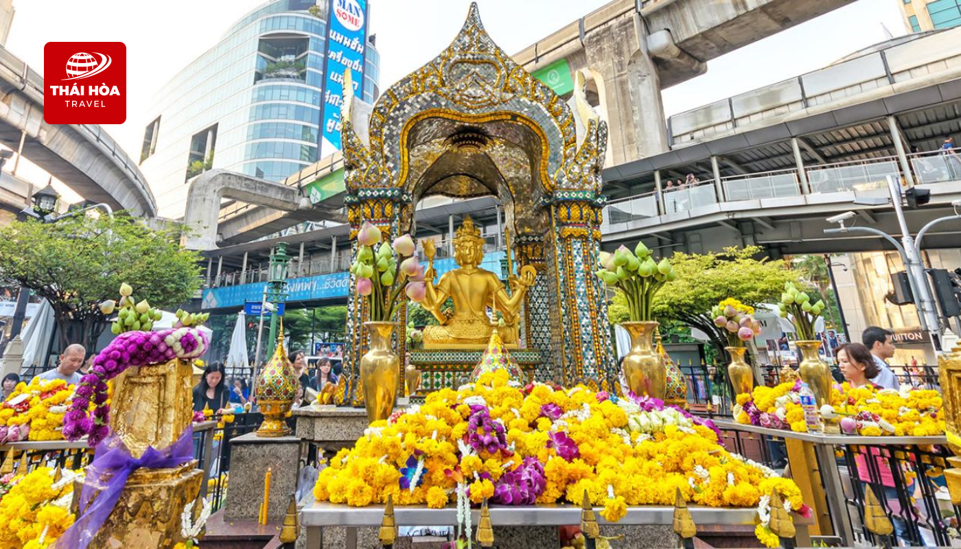 Phật Bốn Mặt là điểm đến cầu may mắn, tài lộc nổi tiếng