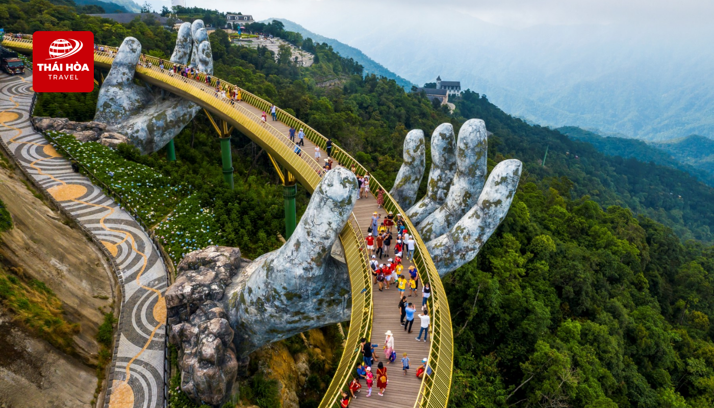 Cầu Vàng: Biểu tượng nổi tiếng của du lịch Việt Nam