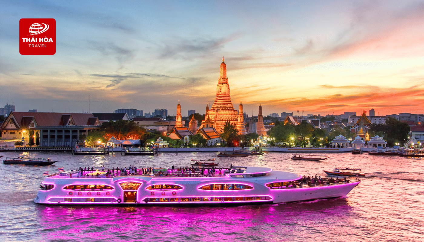 Dạo thuyền sông Chao Phraya