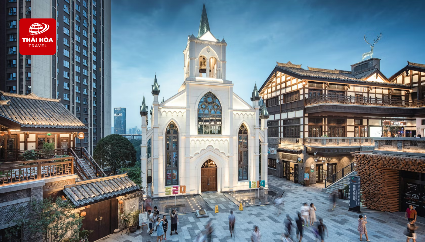 Phố cổ Danzishi mang vẻ đẹp vừa cổ kính vừa hiện đại