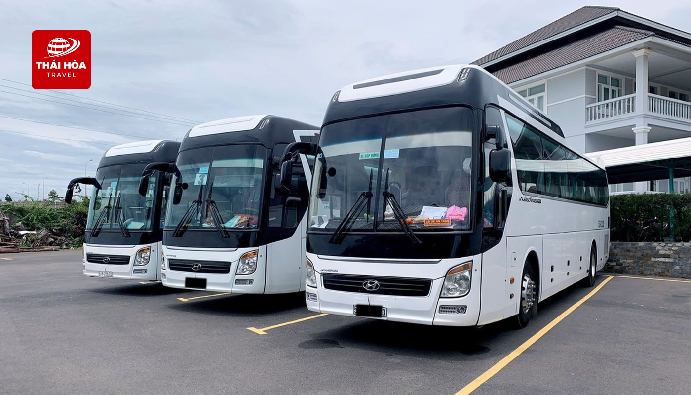 Thái Hòa Travel hiện sở hữu nhiều dòng xe 45 chỗ đời mới