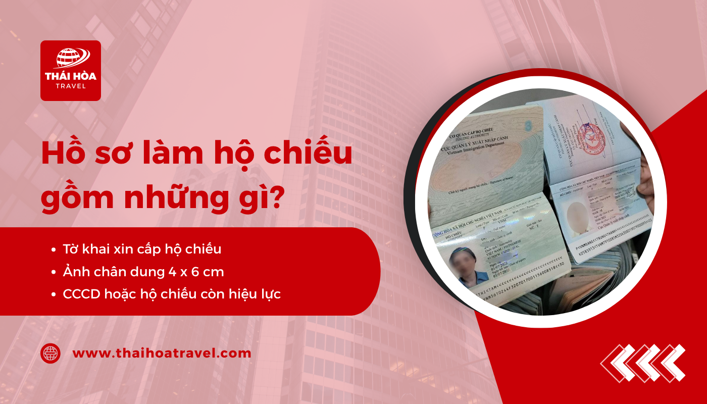 Bạn chỉ cần cung cấp thông tin cho Thái Hòa Travel và chờ đợi nhận hộ chiếu