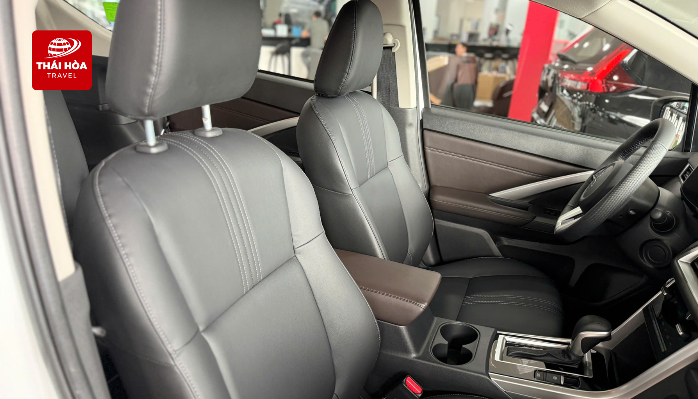 Thuê xe du lịch 7 chỗ Mitsubishi Xpander 2 Không gian nội thất rộng rãi, tối ưu sự thoải mái cho mọi hành khách trên mọi hành trình