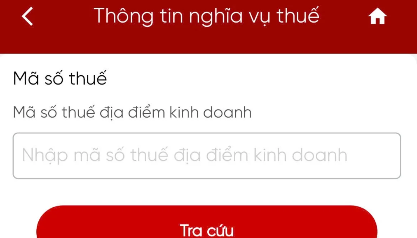Tra cứu để xem kết quả nợ thuế TNCN
