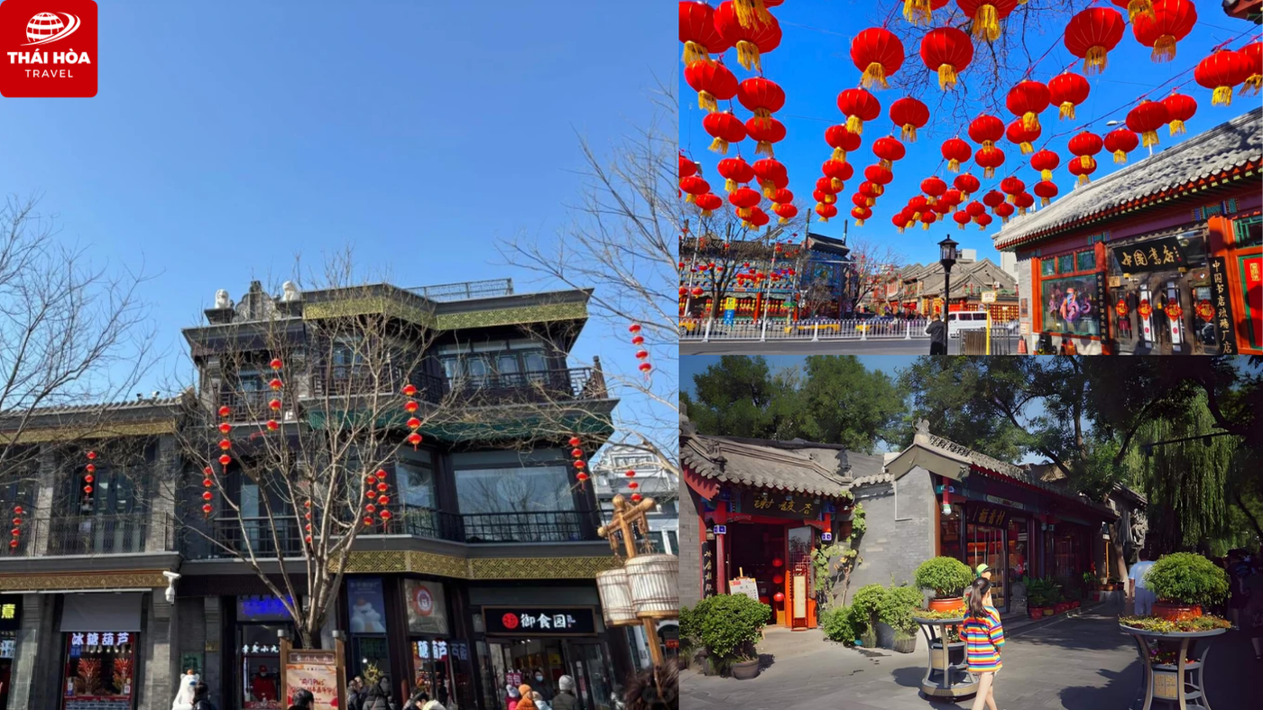 Kinh nghiệm du lịch Bắc Kinh chi tiết cho người mới 11 Hình ảnh phố cổ Hutong (Nanluoguxiang và Qianmen) ban ngày tại Bắc Kinh