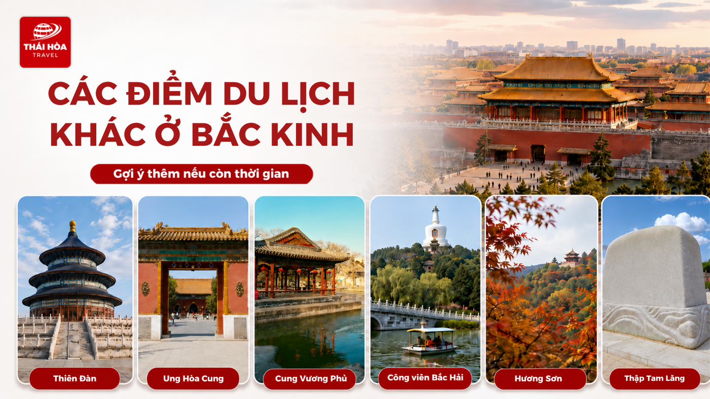 Các điểm du lịch tại Bắc Kinh khác (nếu còn thời gian tham quan)