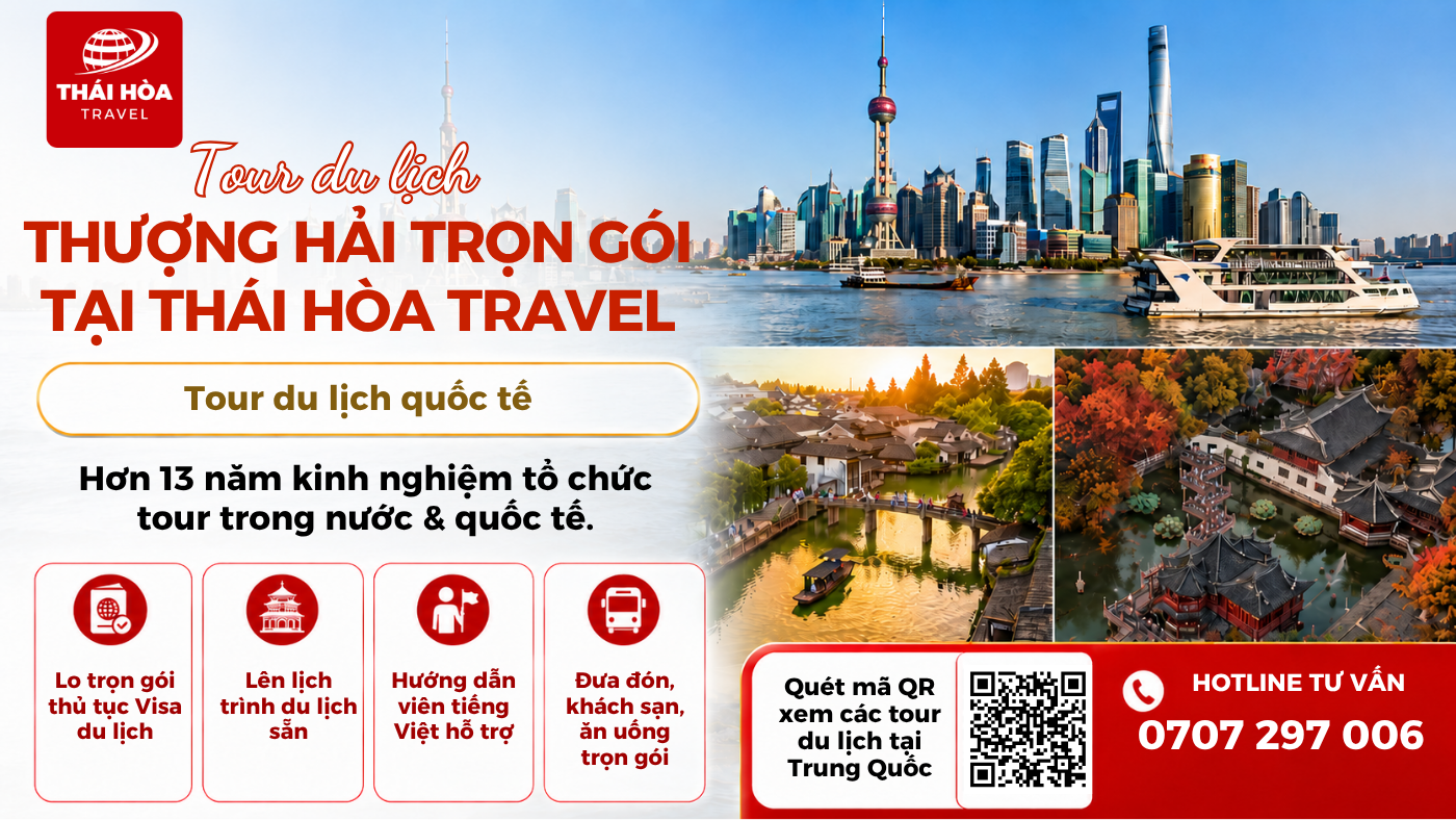 Tham gia tour du lịch Thượng Hải trọn gói tại Thái Hòa Travel