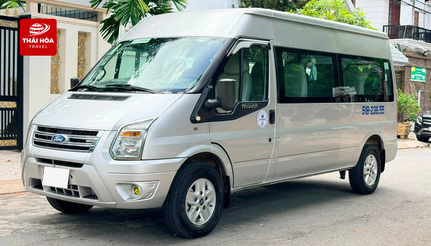 Thuê xe đi Đồng Tháp 3 Xe 16 chỗ đáp ứng nhu cầu di chuyển của nhóm từ 8 - 15 người