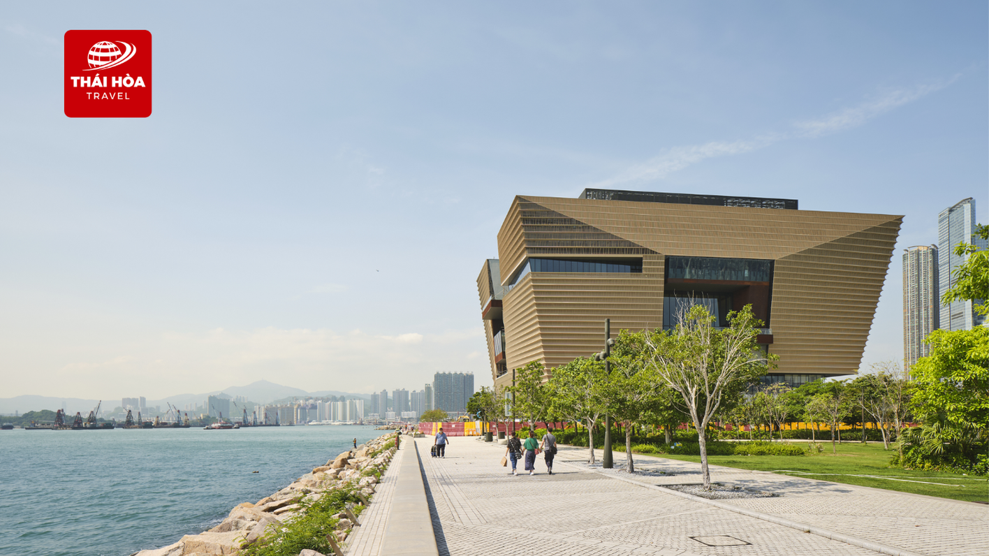 Hình ảnh bên ngoài của bảo tàng Cố Cung Hong Kong