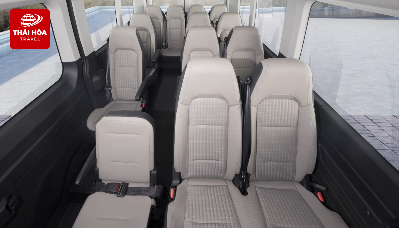 Sơ đồ xe 16 chỗ Ford Transit thế hệ mới từ 2024