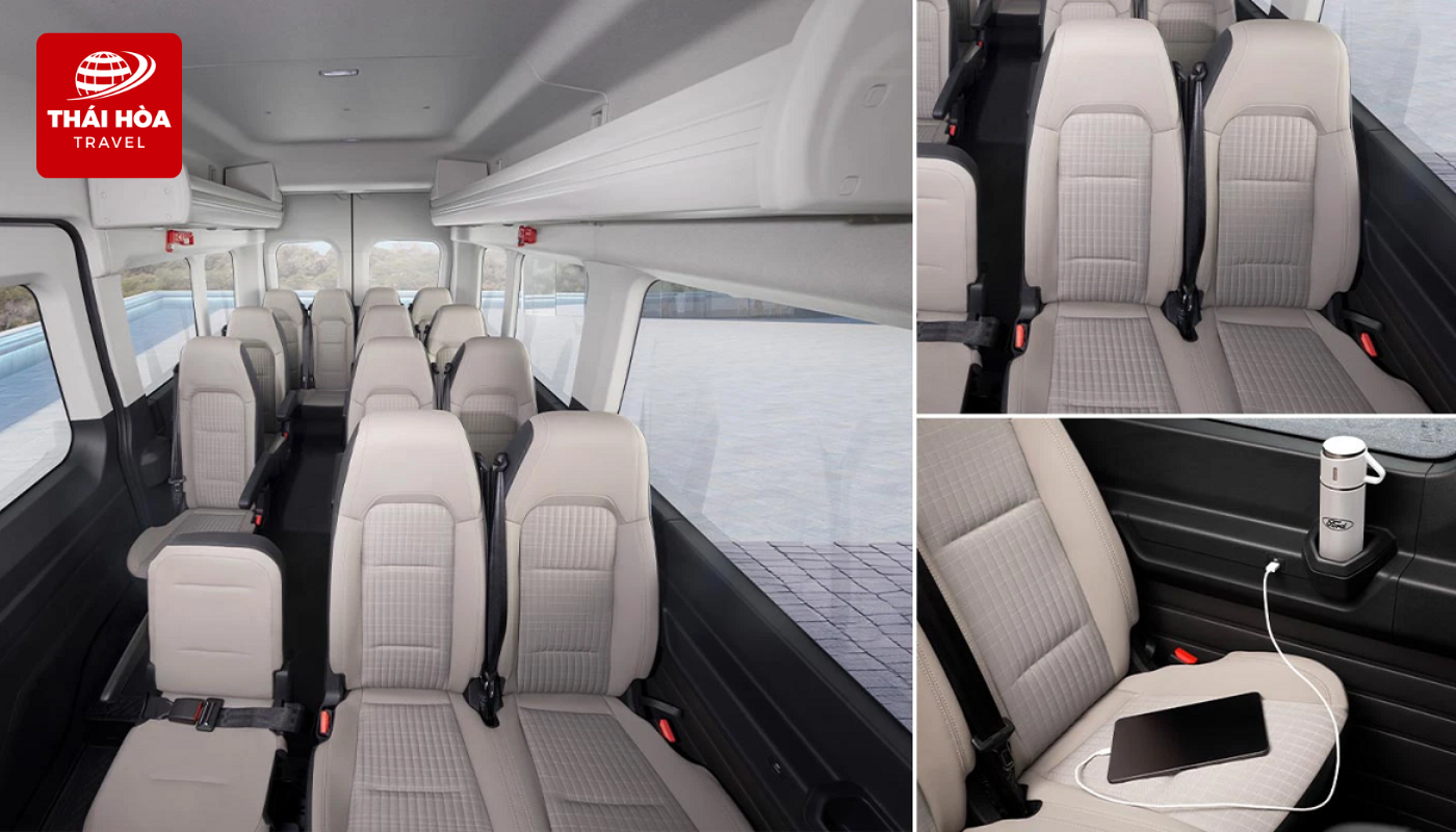 Sơ đồ xe 16 chỗ Mercedes Sprinter