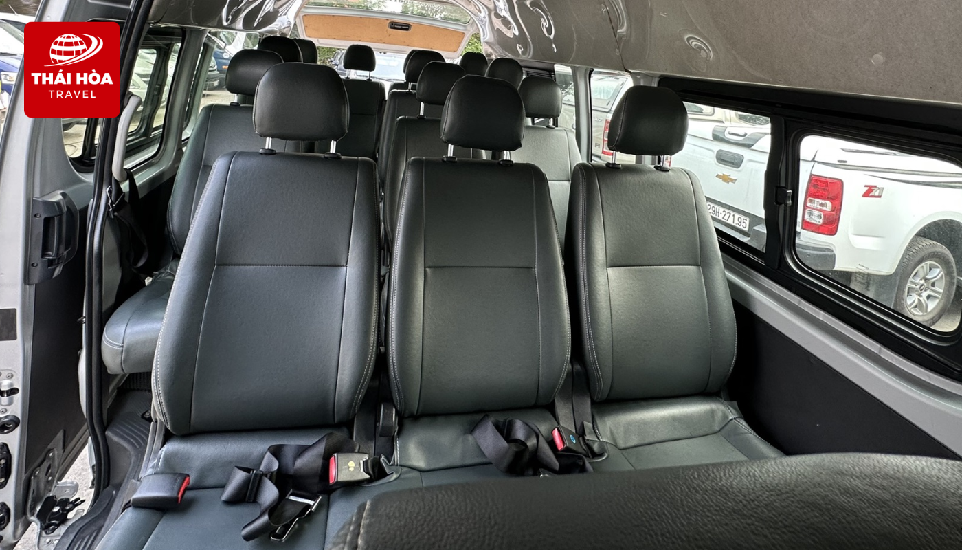 Sơ đồ xe 16 chỗ Toyota Hiace
