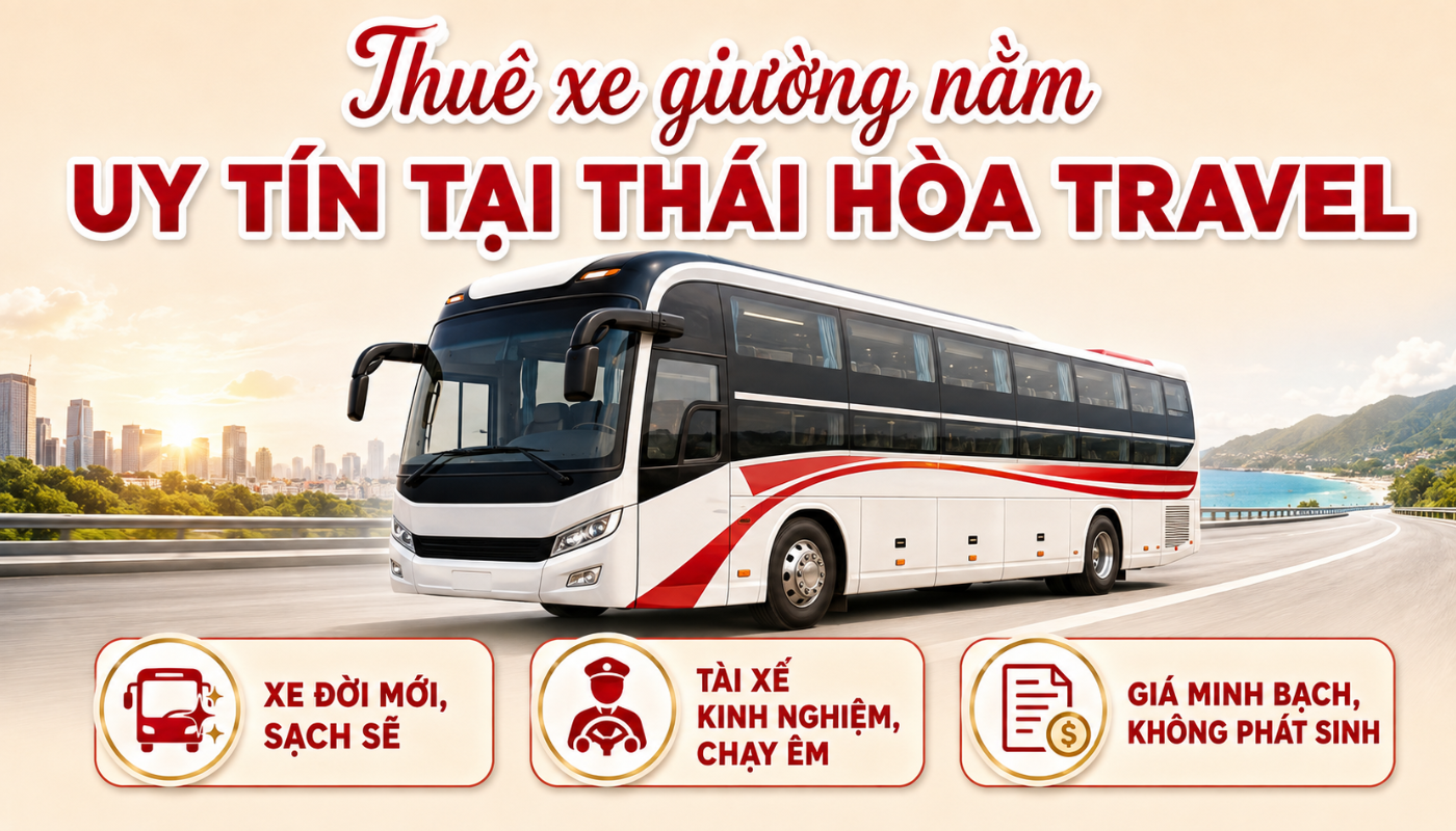 Sơ đồ xe giường nằm 34 chỗ chi tiết, dễ hiểu 5 Thái Hòa Travel cung cấp dịch vụ thuê xe giường nằm uy tín với xe đời mới và tài xế kinh nghiệm