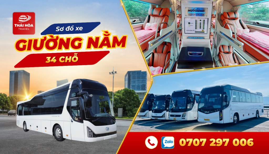 sơ đồ xe giường nằm 34 chỗ
