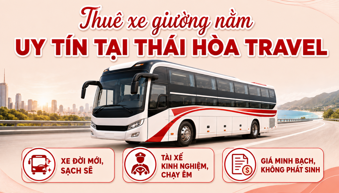 Sơ đồ xe giường nằm 45 chỗ chi tiết, dễ hiểu 4 Thái Hòa Travel cung cấp dịch vụ xe giường nằm chất lượng với hệ thống xe hiện đại và tiện nghi