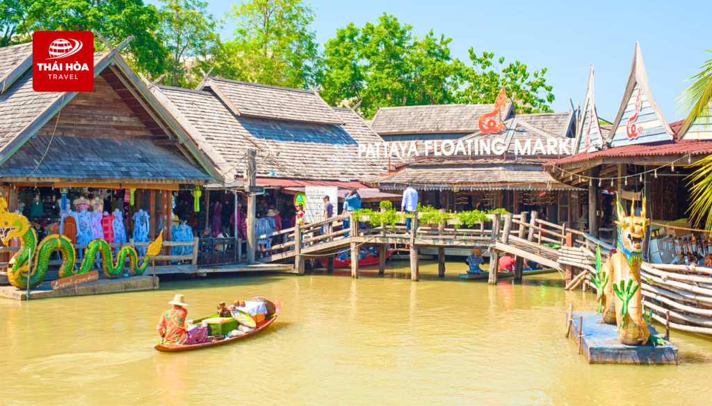 Chợ nổi 4 miền: Khu chợ nổi nhân tạo lớn nhất Pattaya