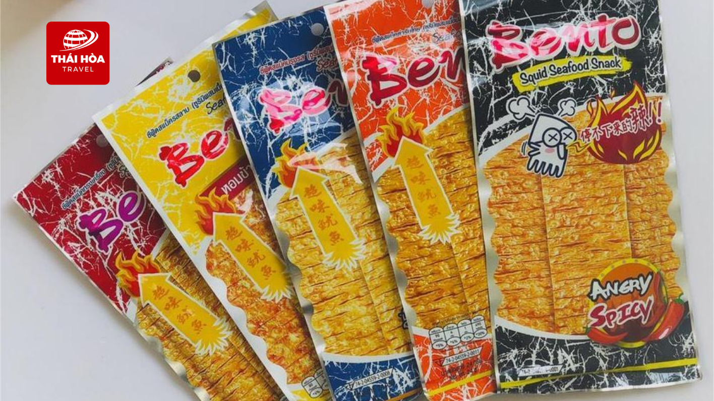 Các vị Mực cay Bento tại Thái Lan