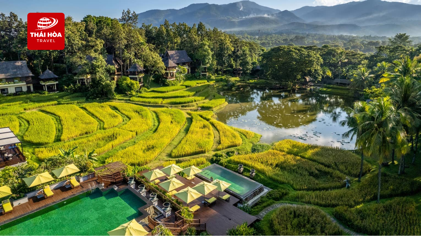 Cảnh quan của Chiang Mai vào mùa mưa từ tháng 6 đến tháng 8