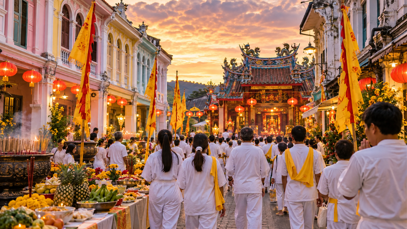 Du lịch Thái Lan tháng 10: Kinh nghiệm, chi phí & lịch trình gợi ý 10 Khung cảnh của Lễ hội ăn chay Phuket tại Thái Lan