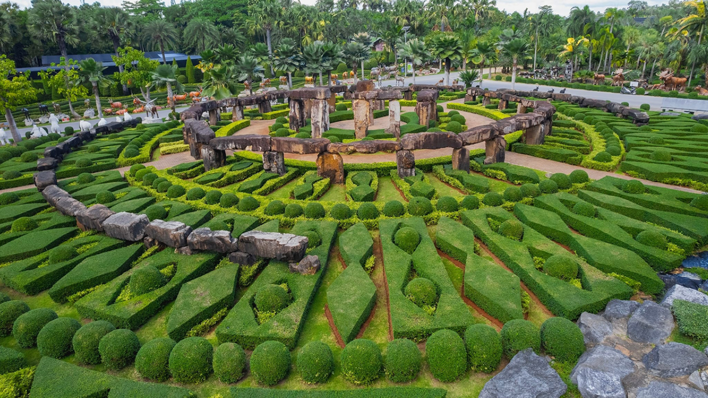 Du lịch Thái Lan tháng 10: Kinh nghiệm, chi phí & lịch trình gợi ý 5 Khung cảnh của Vườn nhiệt đới Nong Nooch tại Pattaya (Thái Lan)