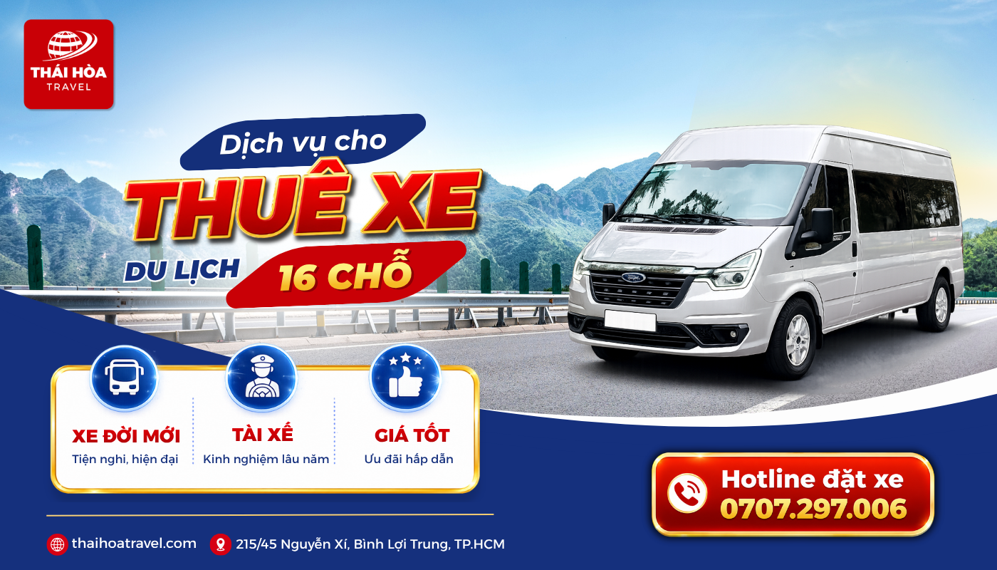 Thái Hòa Travel cung cấp dịch vụ xe có tài xế